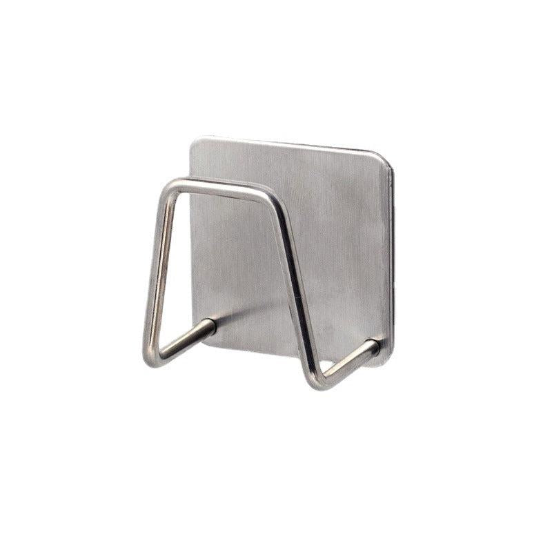 Wall Mount Sponge Holder Stainless Steel Sink Drain Rack