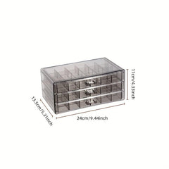 72 Grids Jewelry Storage Box Large Capacity Organizer
