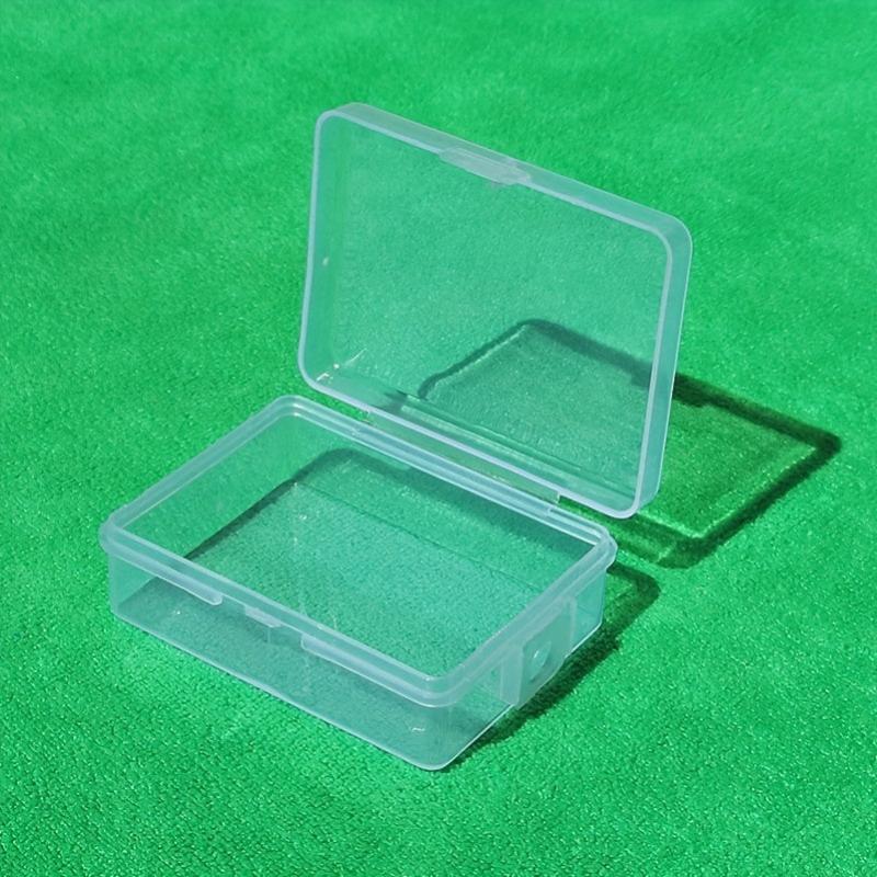 High Transparent Storage Box PP Plastic Small Box Rectangle Covered Jewelry Earr