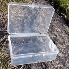 High Transparent Storage Box PP Plastic Small Box Rectangle Covered Jewelry Earr