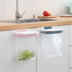 Stylish Hanging Garbage Bag Holder with Cover - Home Organizer