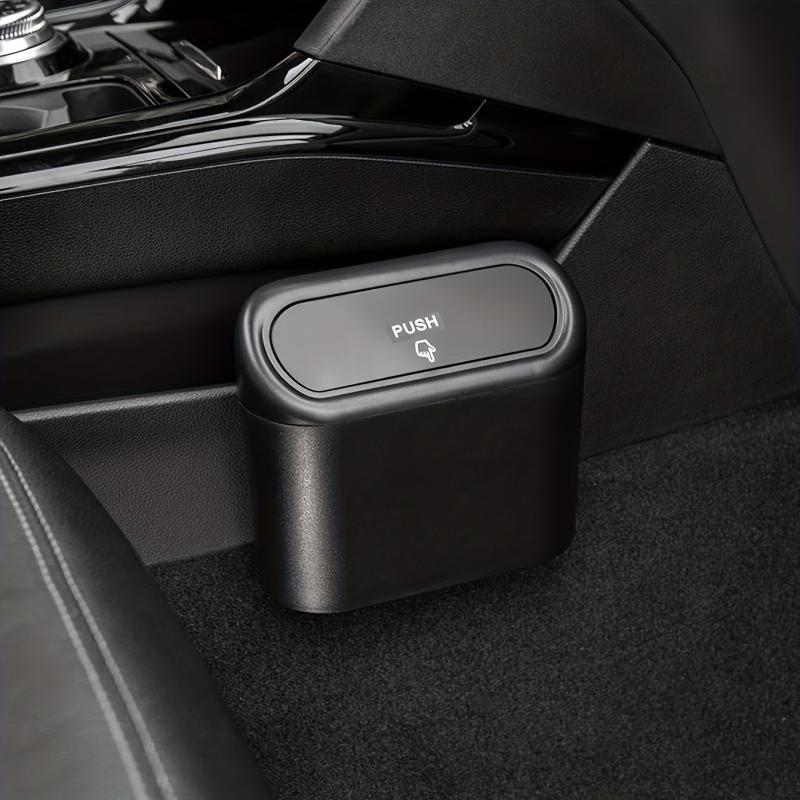 Car Mounted Trash Can Mini Garbage Bin Car Storage Box Organizer
