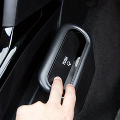 Car Mounted Trash Can Mini Garbage Bin Car Storage Box Organizer