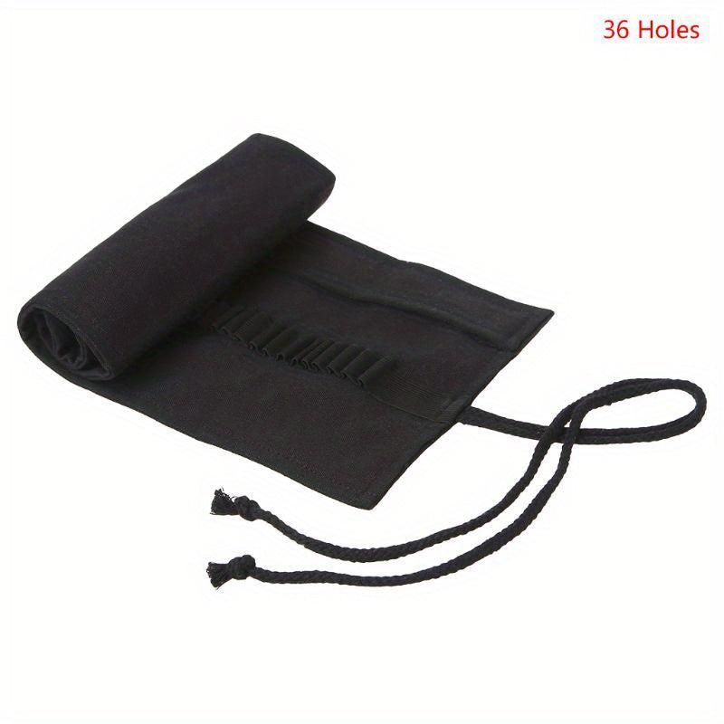 Pencil Case Roller 12 24 36 48 Holes Canvas Rolled Pouch
