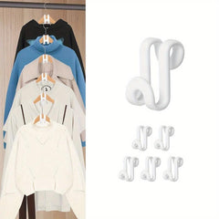 30pcs Plastic Hanger Connector Heavy Duty Wardrobe Hook