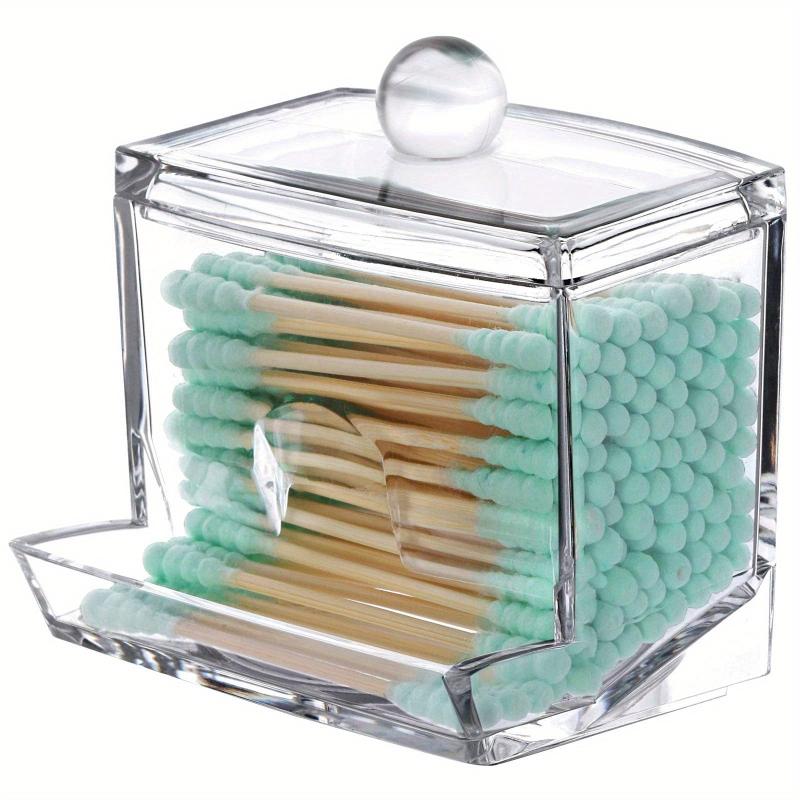 Clear Apothecary Jar For 7oz Swab Pads - Bathroom Organizer