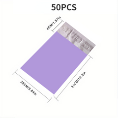 Purple Courier Mailer Bags Self-Seal Mailing Express Bag Envelope Packaging Bags