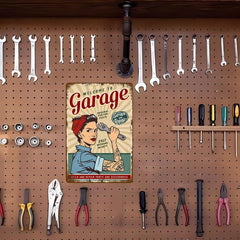 Vintage Dad's Garage Tin Sign