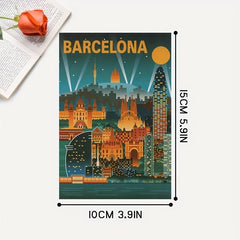 50pcs Retro Travel Posters Wall Collage Kit for Teens and Adults