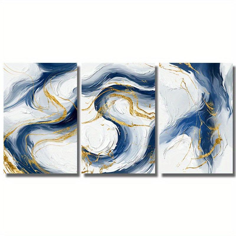 3pcs Abstract Art Canvas Painting Poster Contemporary Wall Pict