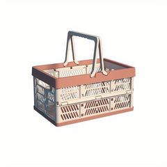 Portable Folding Storage Basket Large Capacity Food Snack Storage