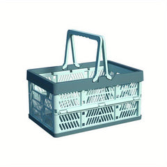 Portable Folding Storage Basket Large Capacity Food Snack Storage