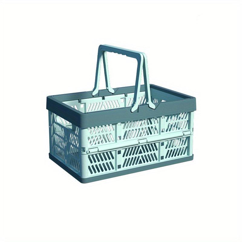 Portable Folding Storage Basket Large Capacity Food Snack Storage
