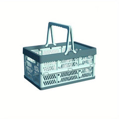 Portable Folding Storage Basket Large Capacity Food Snack Storage