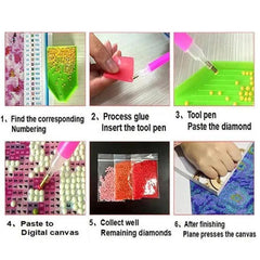 DIY Diamond Painting Animals Dinosaurs