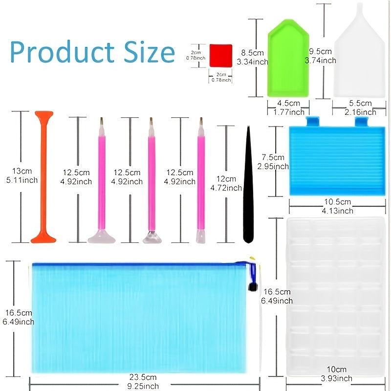 5D Diamond Painting Tool Kit DIY Rhinestone Art Painting Accessories