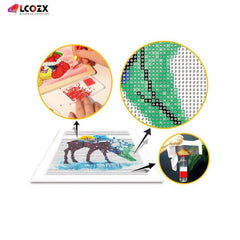 5D Cartoon Santa Claus DIY Rhinestone Painting Kit