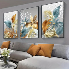 3pcs Canvas Poster Modern Art Home Decoration Ideal Gift Bedroom Living Room