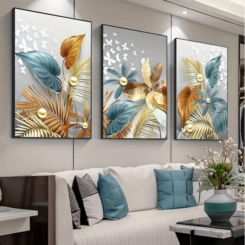 3pcs Canvas Poster Modern Art Home Decoration Ideal Gift Bedroom Living Room