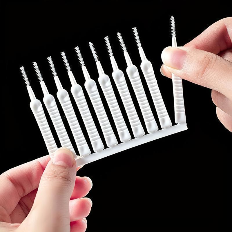 10pcs Shower Cleaning Brush Bathroom Toilet Nozzle Cleaning Tool
