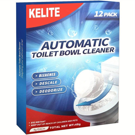 12pcs Toilet Bowl Cleaner Tablets Urine Stain Deodorization and Descaling