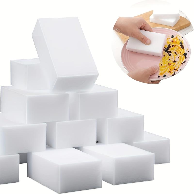 10pcs Magic Cleaning Sponge Multifunctional Melamine Sponge Scouring Pad