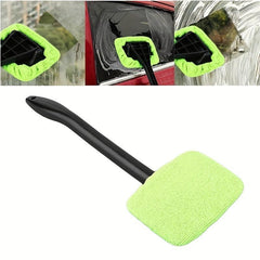 Windshield Cleaner Car Window Cleaning Tool Microfiber Cloth Brush