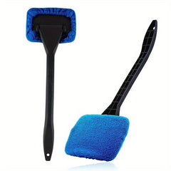 Windshield Cleaner Car Window Cleaning Tool Microfiber Cloth Brush