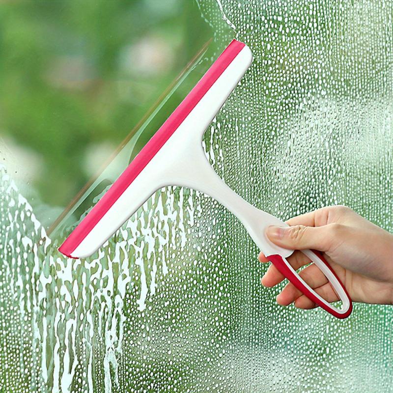 1pc Shower Squeegee Glass Wiper Handheld Scraper