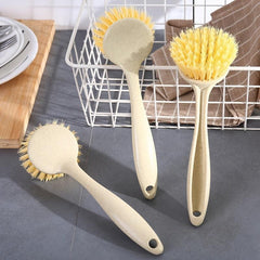 Long Handle Cleaning Brush For Kitchen Supplies Non Stick Skillet