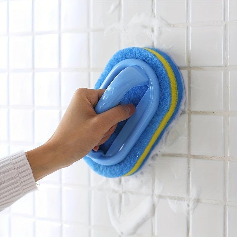 1pc Kitchen Bathroom Cleaning Brush Sponge Glass Wall Cleaning Brushes