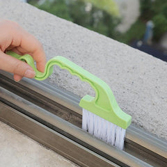 Green Swan Handheld Crevice Brush for Window and Door Cleaning