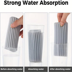 1pc Damp Clean Duster Sponge Cleaning Brush For Blinds Glass Baseboards Vents