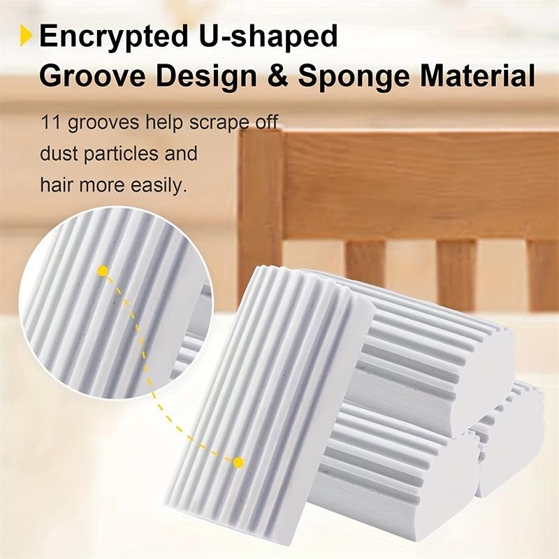 1pc Damp Clean Duster Sponge Cleaning Brush For Blinds Glass Baseboards Vents