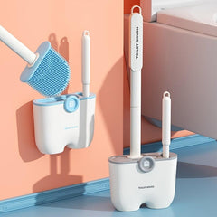 Toilet Brush And Plunger Set With 2 Brushes