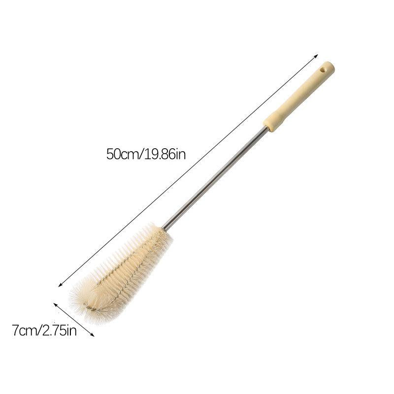 Long Handle Wooden Bottle Cleaning Brush for Easy Kitchen Cleaning