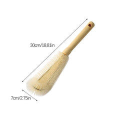 Long Handle Wooden Bottle Cleaning Brush for Easy Kitchen Cleaning