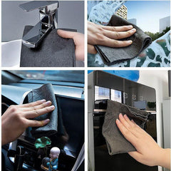 4pcs Magic Cloth Glass Cleaning Cloth No Trace No Watermark
