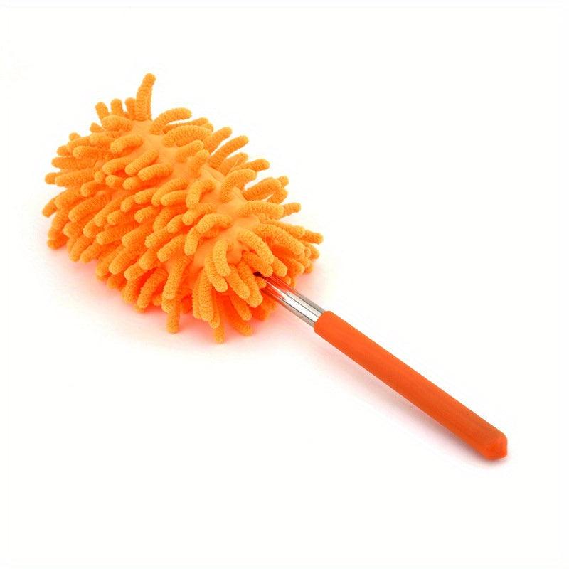 2pcs Adjustable Stretch Microfiber Duster Chenille Duster Car Office Cleaning