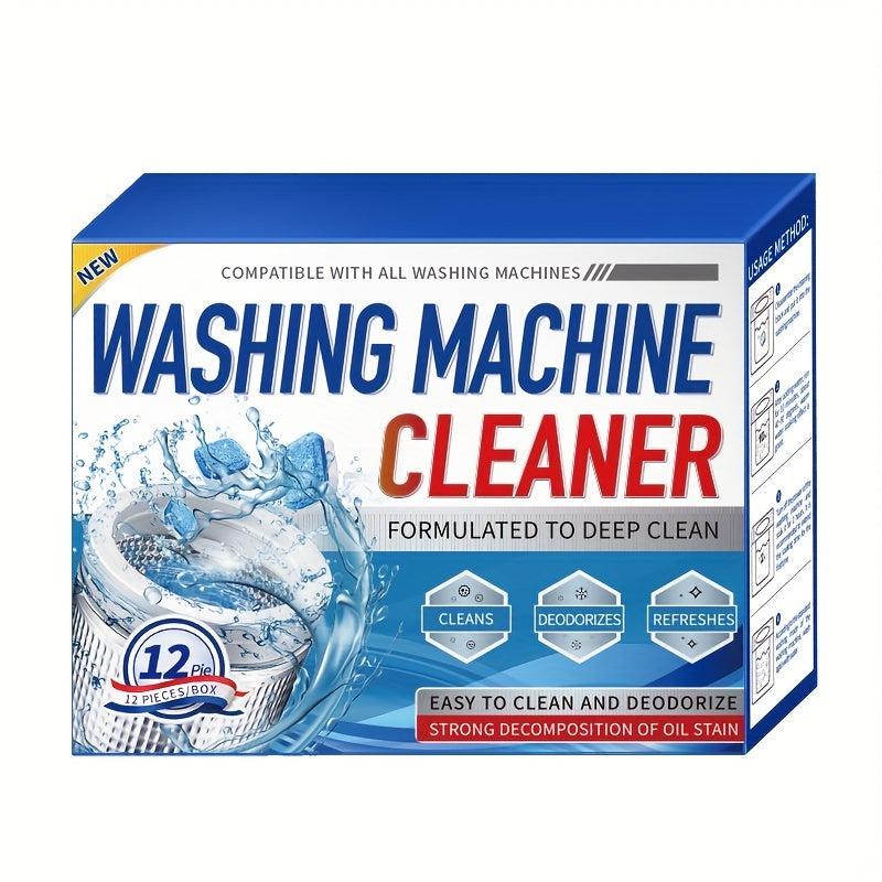 Washing Machine Cleaner Descaler Tablets for Front & Top Load Washer 12/24 Pack