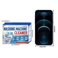 Washing Machine Cleaner Descaler Tablets for Front & Top Load Washer 12/24 Pack