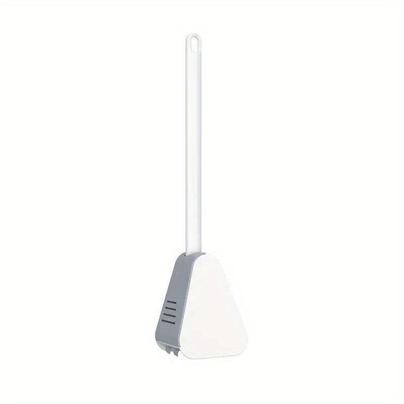 Silicone Golf Toilet Brush Set Wall Mounted Flexible Long Handle No Dead Corner