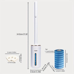 Disposable Toilet Brush Set with Refill Heads, Fragrant, 24pcs 40pcs
