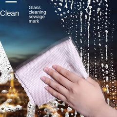 5pcs Random Water Absorbing Glass Cleaning Cloth