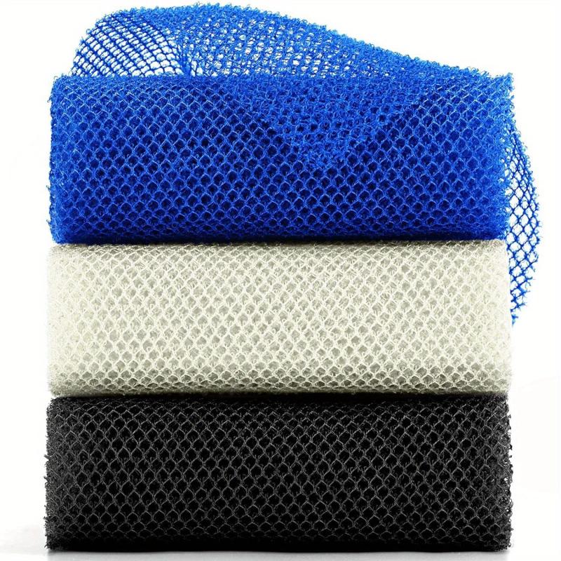 3PCs African Bath Towels Sauna Towels Bathing Back Scrubbing Nylon Bath Towels