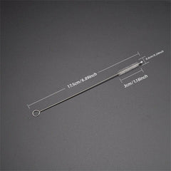 6pcs Silicone Straw Brush Baby Bottle Straw Brush Kitchen Gadgets
