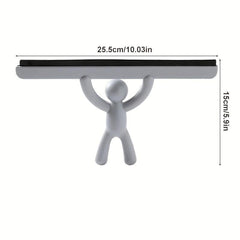 Handheld Glass Wiper Shower Squeegee Water Removal Scraper