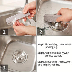6pcs Pumice Stone Cleaning Pad Multifunctional Toilet Ring Grills Bathroom