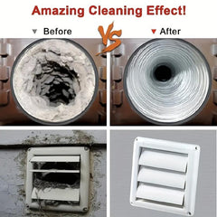 Dryer Vent Cleaner Kit Lint Remover Brush Flexible Coil Brush Dorm Essentials