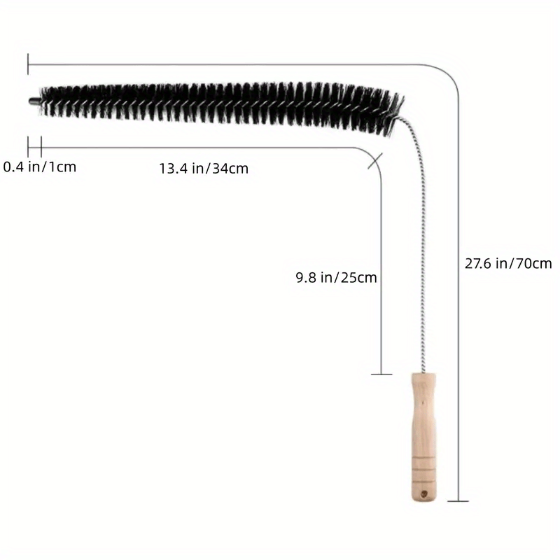Dryer Vent Cleaner Kit Lint Remover Brush Flexible Coil Brush Dorm Essentials